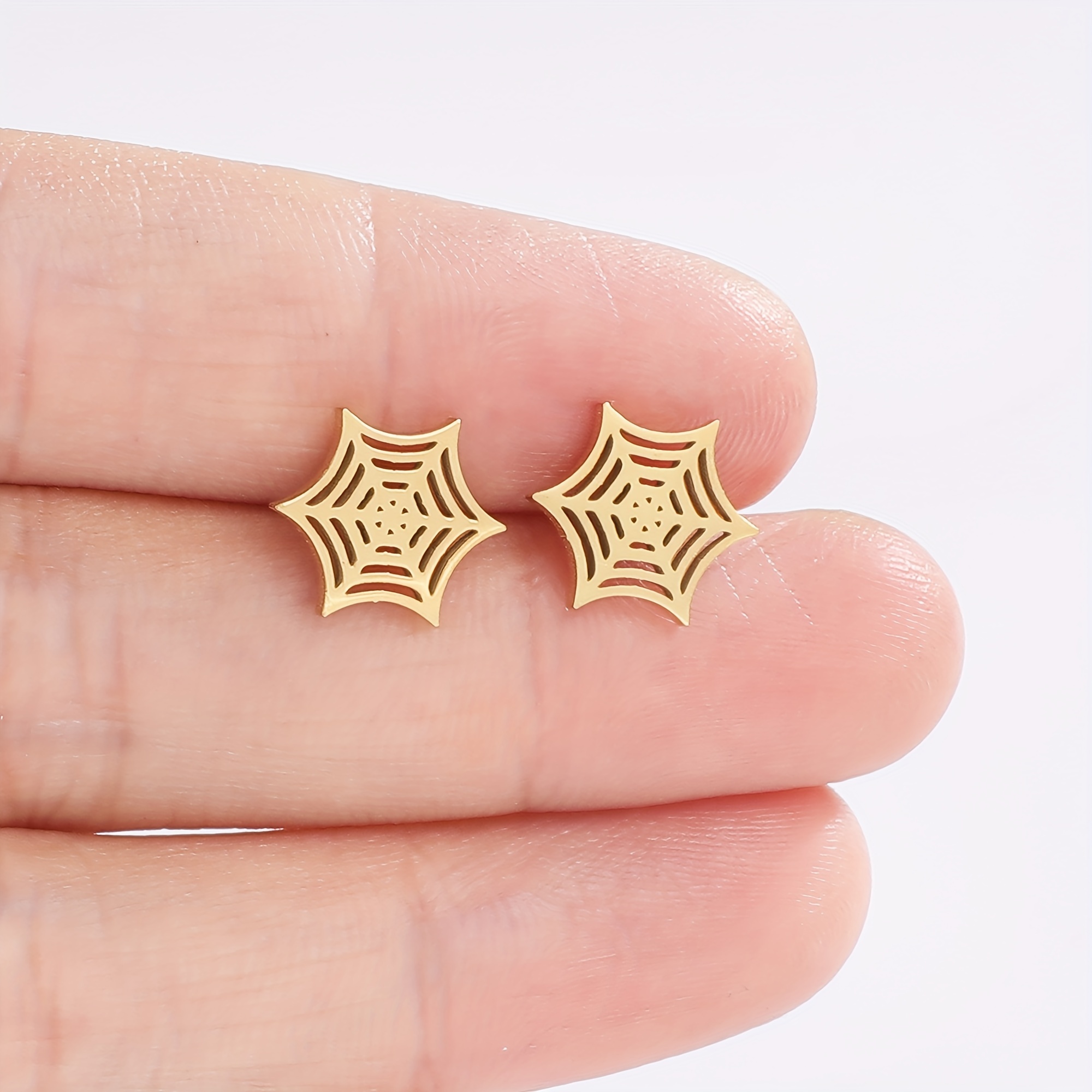 Spider Web Earrings for Women